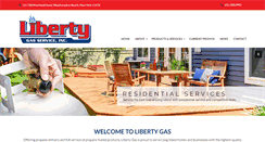 Desktop Screenshot of libertygasserviceinc.com